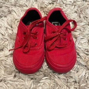 Kids red Vans